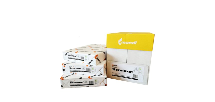 Carta bianca Starline - A4 - 80 gr - risma da 500 fogli - ordine drop max 25 risme