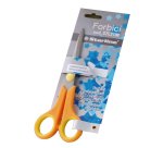 Forbici - 17,8 cm - lama in acciaio - impugnatura morbida - arancione - Starline