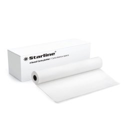 Carta plotter - stampa inkjet - 420 mm x 50 mt - 80 gr - opaca - bianco - Starline