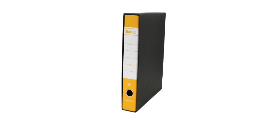 Registratore Starbox sfuso - dorso 5 cm - protocollo 23 x 33 cm - giallo - Starline