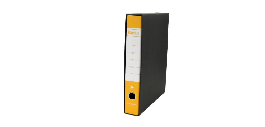 Registratore Starbox - dorso 5 cm - protocollo 23 x 33 cm - giallo - Starline