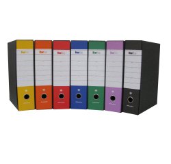 Registratore Starbox sfuso - dorso 8 cm - protocollo 23 x 33 cm - arancio - Starline