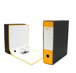 Registratore Starbox - dorso 8 cm - commerciale 23 x 30 cm - giallo - Starline