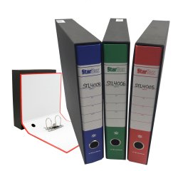 Registratore Starbox - dorso 5 cm - protocollo 23 x 33 cm - colori assortiti - Starline