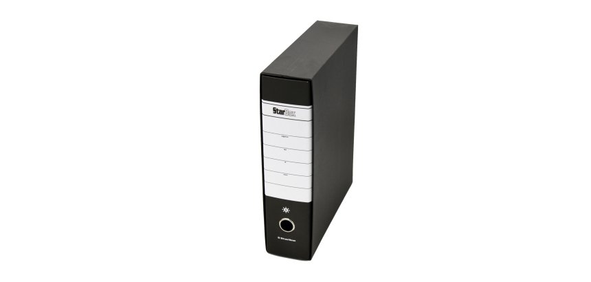 Registratore Starbox - dorso 8 cm - protocollo 23 x 33 cm - nero - Starline