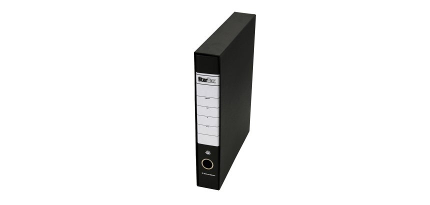 Registratore Starbox sfuso - dorso 5 cm - protocollo 23 x 33 cm - nero - Starline