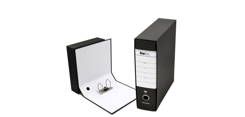 Registratore Starbox - dorso 8 cm - commerciale 23 x 30 cm - nero - Starline