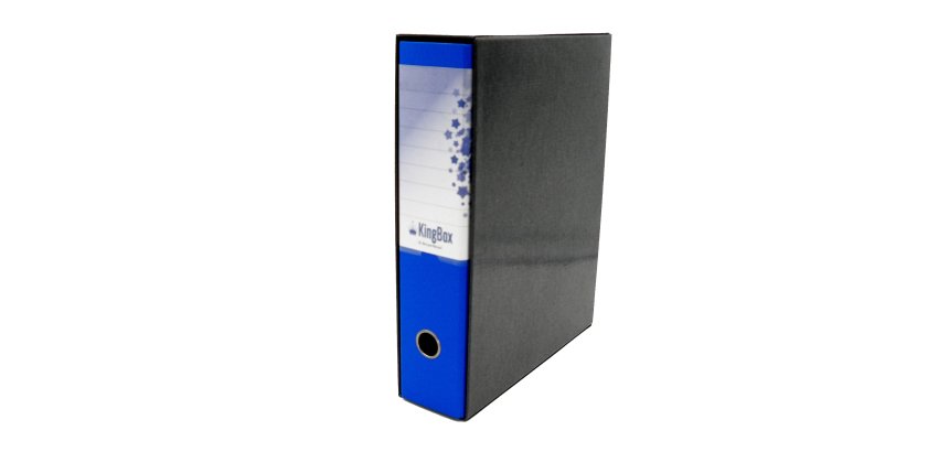 Registratore Kingbox - dorso 8 cm - protocollo 23 x 33 cm - blu - Starline