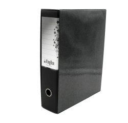 Registratore Kingbox - dorso 8 cm - protocollo 23 x 33 cm - nero - Starline