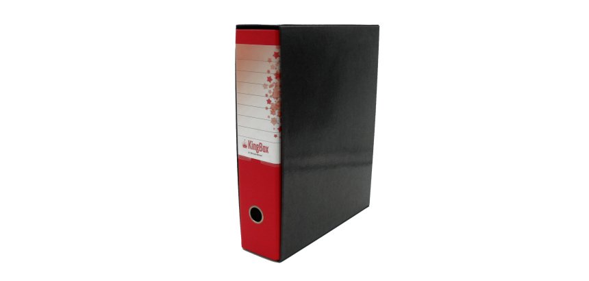 Registratore Kingbox - dorso 8 cm - protocollo 23 x 33 cm - rosso - Starline