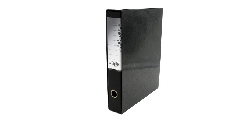 Registratore Kingbox - dorso 5 cm - protocollo 23 x 33 cm - nero - Starline