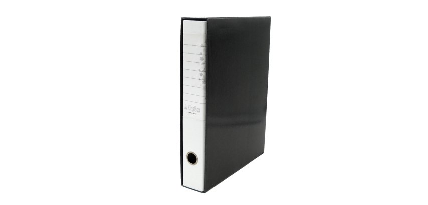 Registratore Kingbox - dorso 5 cm - protocollo 23 x 33 cm - bianco - Starline