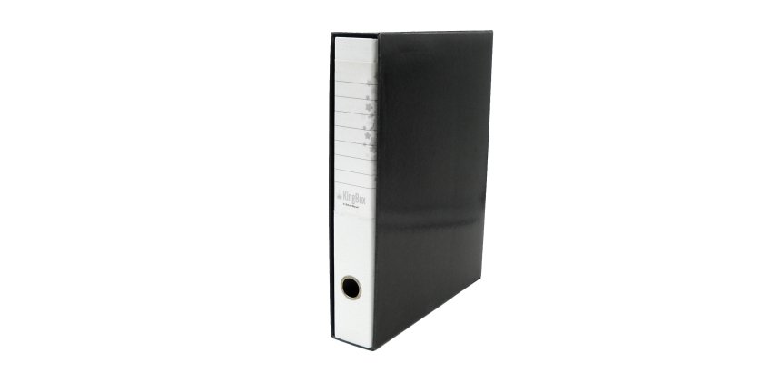 Registratore Kingbox - dorso 5 cm - protocollo 23 x 33 cm - bianco - Starline