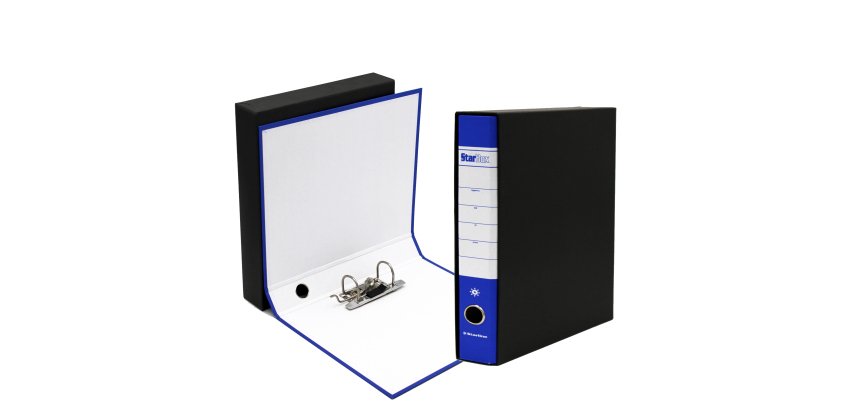 Registratore Starbox - dorso 5 cm - commerciale 23 x 30 cm - blu - Starline