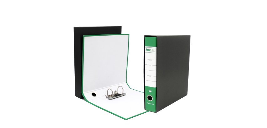 Registratore Starbox - dorso 5 cm - commerciale 23 x 30 cm - verde - Starline