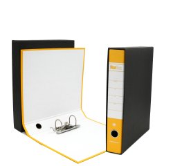 Registratore Starbox - dorso 5 cm - commerciale 23 x 30 cm - giallo - Starline
