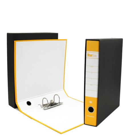 Registratore Starbox - dorso 5 cm - commerciale 23 x 30 cm - giallo - Starline