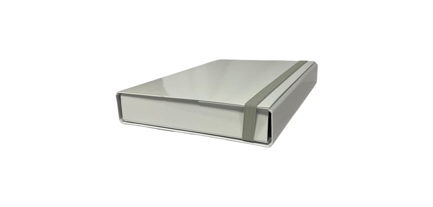 Cartella progetto - con elastico - dorso 5 cm - bianco - Starline