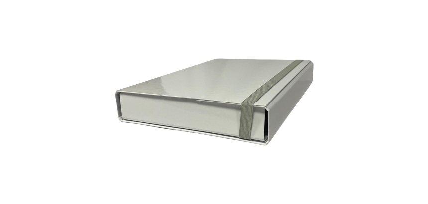 Cartella progetto - con elastico - dorso 5 cm - bianco - Starline