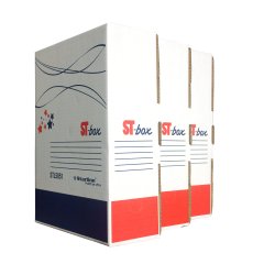 Scatola archivio ST-box - 35,5 x 26 x 9 cm - bianco - Starline