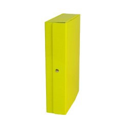 Scatola progetto Glossy - dorso 6 cm - giallo - Starline