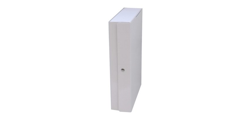 Scatola progetto Glossy - dorso 8 cm - bianco - Starline