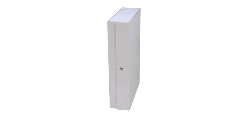 Scatola progetto Glossy - dorso 8 cm - bianco - Starline