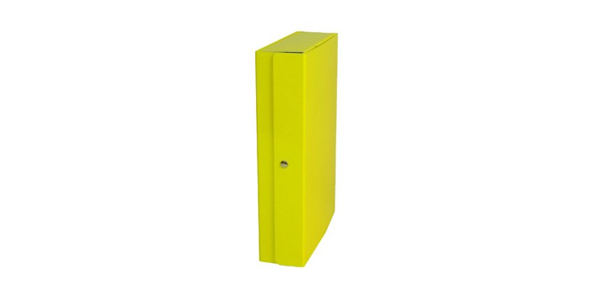Scatola progetto Glossy - dorso 10 cm - giallo - Starline