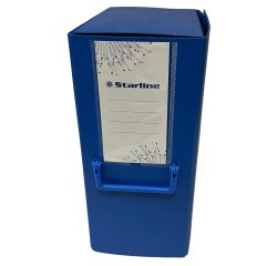 Scatola archivio con maniglia - dorso 16 cm - 25 x 35 cm - blu - Starline