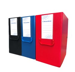 Scatola archivio con maniglia - dorso 20 cm - 25 x 35 cm - nero - Starline