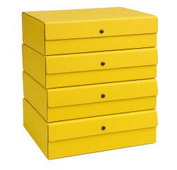 Scatola progetto - dorso 8 cm - giallo - Starline