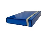 Cartella progetto - con elastico - dorso 5 cm - azzurro - Starline