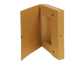 Scatola progetto - dorso 6 cm - 25 x 35 cm - cartone FSC - avana - Starline