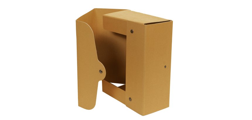 Scatola progetto - dorso 12 cm - 25 x 35 cm - cartone FSC - avana - Starline