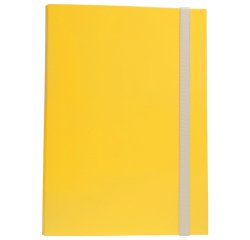 Cartella progetto - con elastico - dorso 3 cm - giallo - Starline