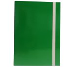 Cartella progetto - con elastico - dorso 3 cm - verde - Starline