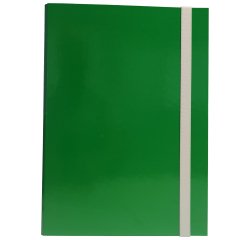 Cartella progetto - con elastico - dorso 3 cm - verde - Starline