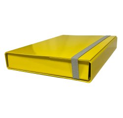 Cartella progetto - con elastico - dorso 5 cm - giallo - Starline