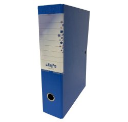 Scatola progetto KingPro - con portaetichetta - dorso 4 cm - blu - Starline
