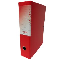 Scatola progetto KingPro - con portaetichetta - dorso 6 cm - rosso - Starline
