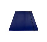 Cartella 3 lembi con elastico - 25 x 34 cm - dorso 1cm - blu - Starline
