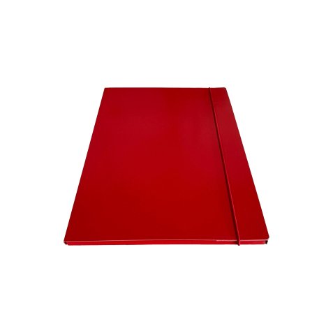 Cartella c/elastico tondo - dorso 1cm - rosso - Starline