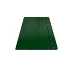 Cartella 3 lembi con elastico - 25 x 34 cm - dorso 1cm - verde - Starline