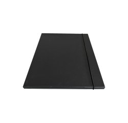 Cartella c/elastico tondo - dorso 1cm - grigio - Starline