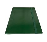 Cartella 3 lembi con elastico piatto - A4 -dorso variabile - verde - Starline
