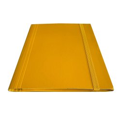 Cartella c/elastico piatto - dorso variabile - giallo - Starline