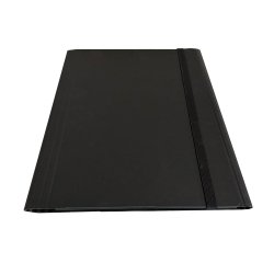 Cartella 3 lembi con elastico piatto - A4 -dorso variabile - grigio - Starline