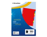 Divisori neutri 12 tacche - A4 - PP - colori assortiti - Starline