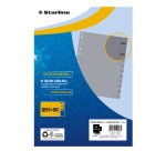 Divisori mensili Gen/Dic 12 tacche - A4 - PP - grigio - Starline