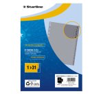Divisori numerici 31 tacche - A4 - PP - grigio - Starline